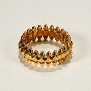 Clash Gold Style Spiked Ring